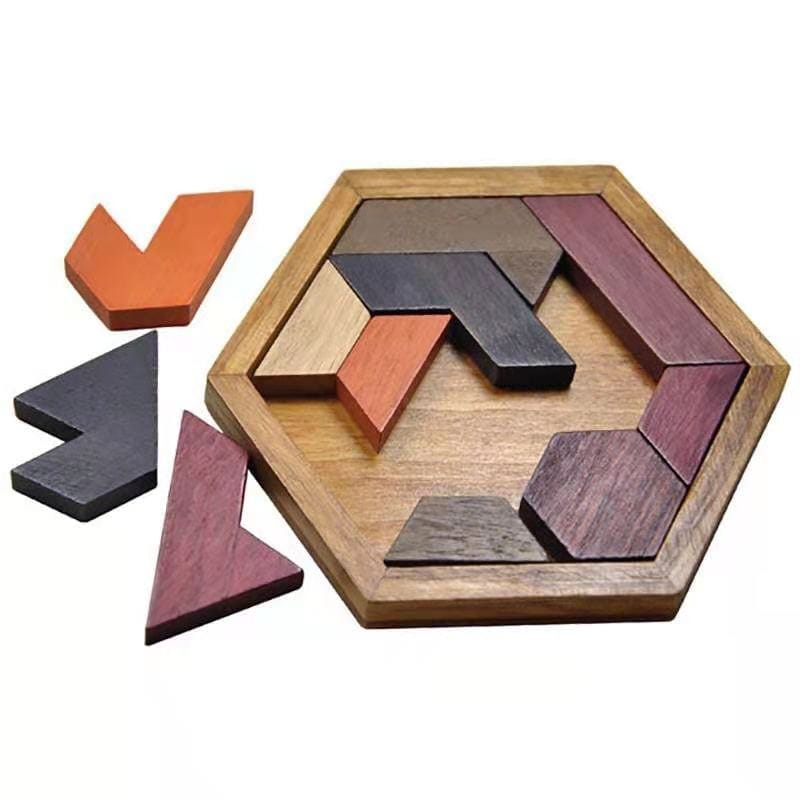 Quebra Cabeça Enigmático 3D Colorido - Para sua Criança